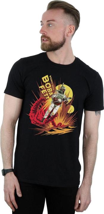 Immagine prodotto Star Wars Boba Fett Rocket Powered Maglietta Uomo (XXL)