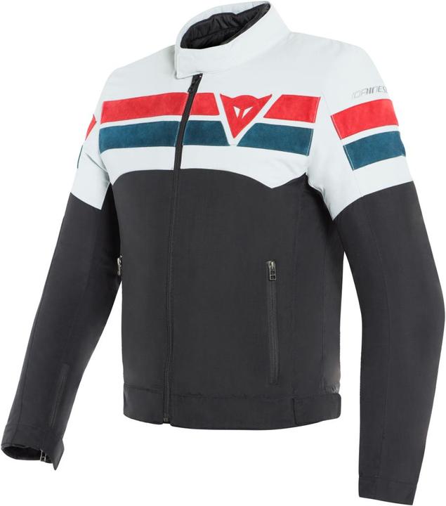 Actual product image Dainese 8-TRACK Textiljacke schwarz-ice-rot 58 (Men, 58)