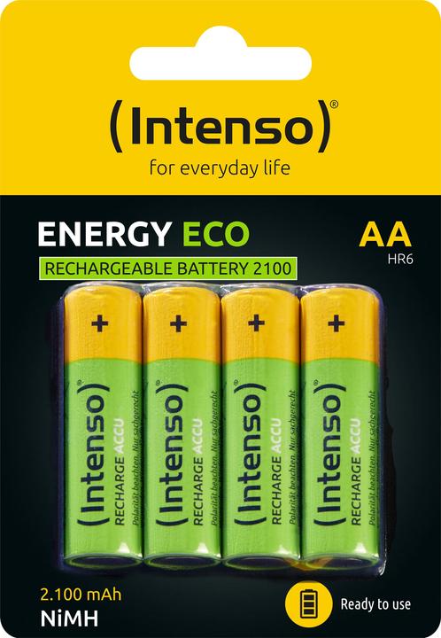 Intenso Energy Eco AA HR6 (4 Stk., AA, HR6, 2100 mAh)