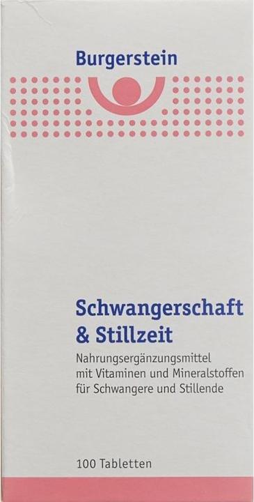 Actual product image Burgerstein Pregnancy and lactation (100 Piece, Pills, 135 g)