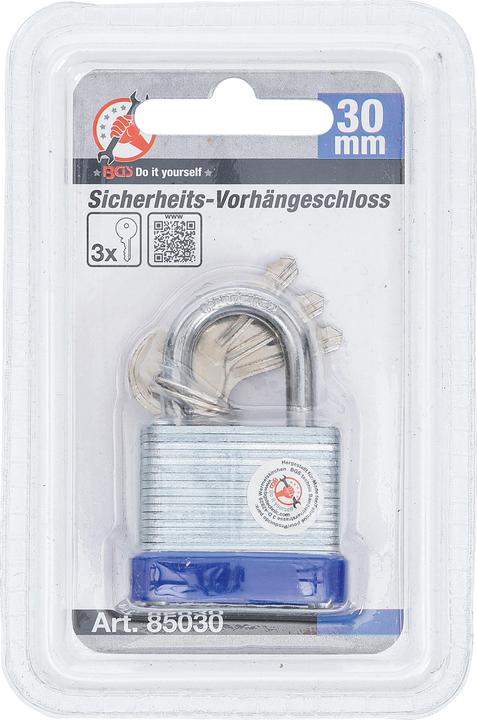 Productafbeelding BGS Veiligheidshangslot | 30 mm