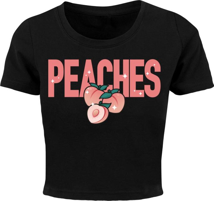 Actual product image Miss Tee Peaches Cropped Tee - 105763 (S, M)