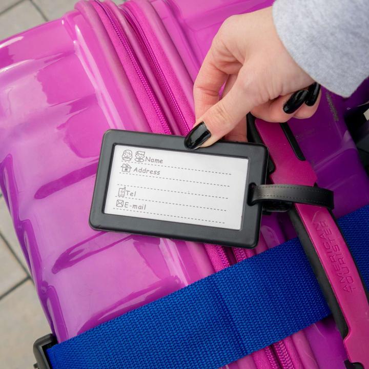 Produktbild Intirilife Koffergut für Gepäck mit TSA-Zahlenschloss und Namensschild (Kofferriemen)