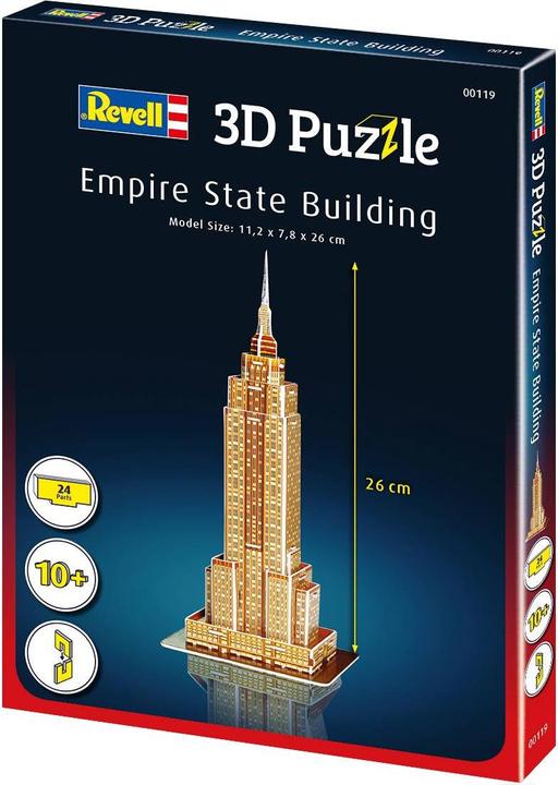 Actual product image Revell Empire State Building 3D Puzzle (24 pieces)