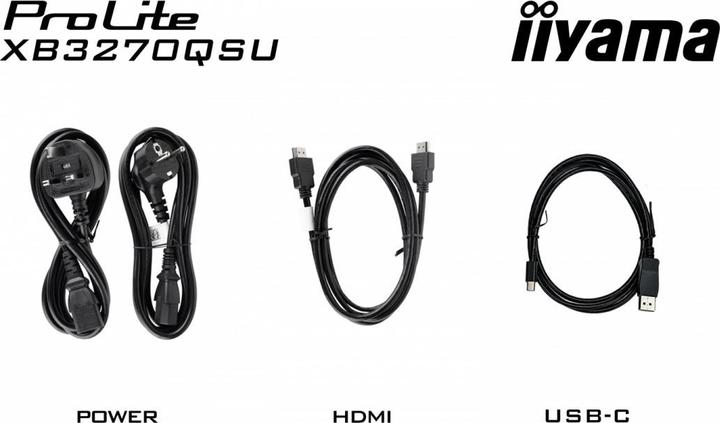 Actual product image iiyama 31.5IN IPS PANEL 2560X1440 100HZ 3MS 250CDM2 1200:1 TYPICAL (2560 x 1440 pixels, 31.50")