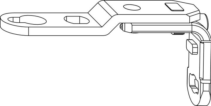 Produktbild Maco MM Drehbandarm AS/PVC/DTuni für Dreh-Kippbandstulp 120 kg, silber (202271)