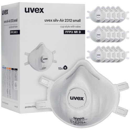 Produktbild Uvex Safety FFP3 Atemschutz Formmaske silvAir classic 2312 (FFP3, 15 x)