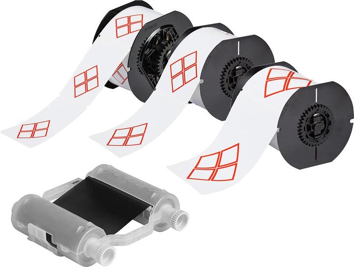 Produktbild Brady B30-CLP-KIT, Set mit vorgedruckten GHS/CLP-Chemieetiketten für BBP3x Drucker (1 Set = 4 Roll