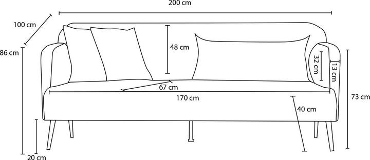 Produktbild Atelier del Sofa Revos (3-Sitzer)