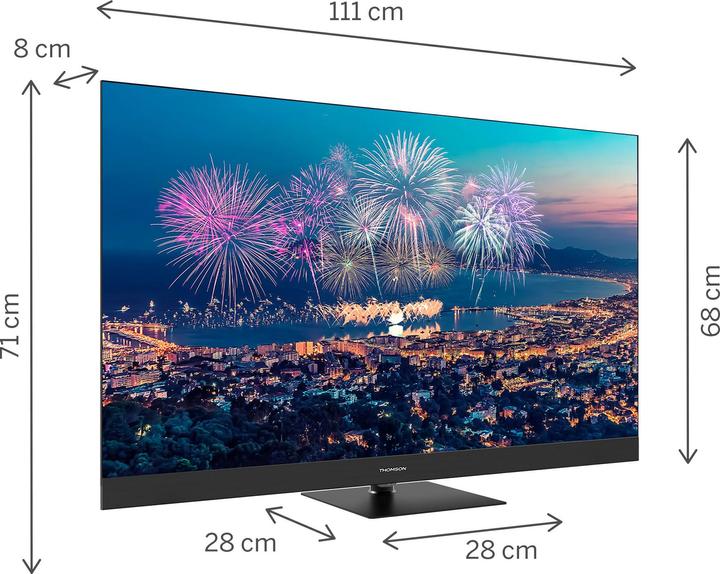 Actual product image Thomson 50QG6C14 QLed Plus 50 Smart TV (50", QLED, 4K, 2023)
