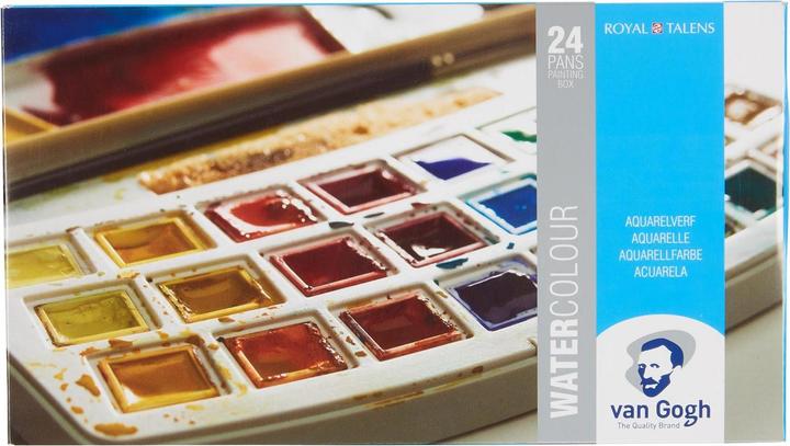 Actual product image Van Gogh Watercolour Paintbox (Multicoloured, 24 ml)