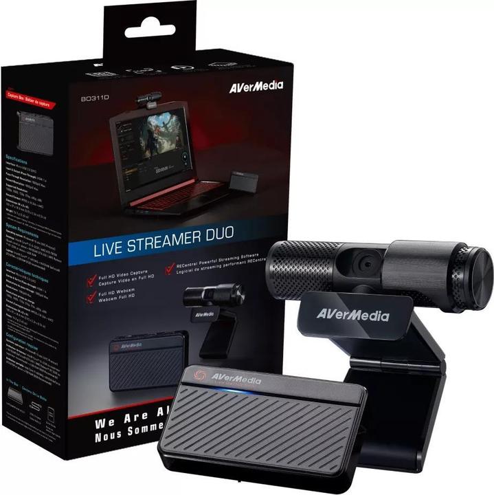 Produktbild AVerMedia Live Streamer DUO Streaming Kit (2.10 Mpx)