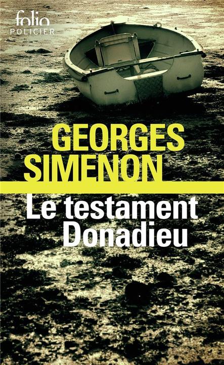 Actual product image Le testament Donadieu (French, Georges Simenon, 1999)