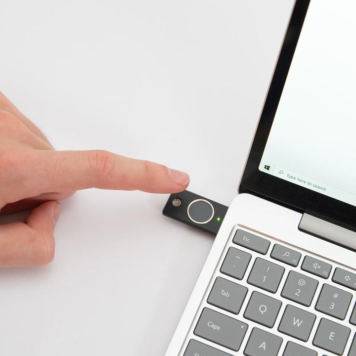 Actual product image Yubico YubiKey C Bio-FIDO Edition