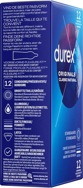 Productafbeelding Durex Klassiek Natuurlijk (12 Pcs.)