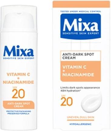 Produktbild Mixa Vitamin C + Niacinamide (50 ml, Tagescreme, SPF 20)