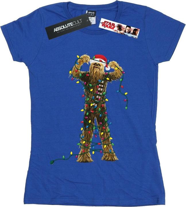 Star Wars Chewbacca Christmas Lights TShirt (S)