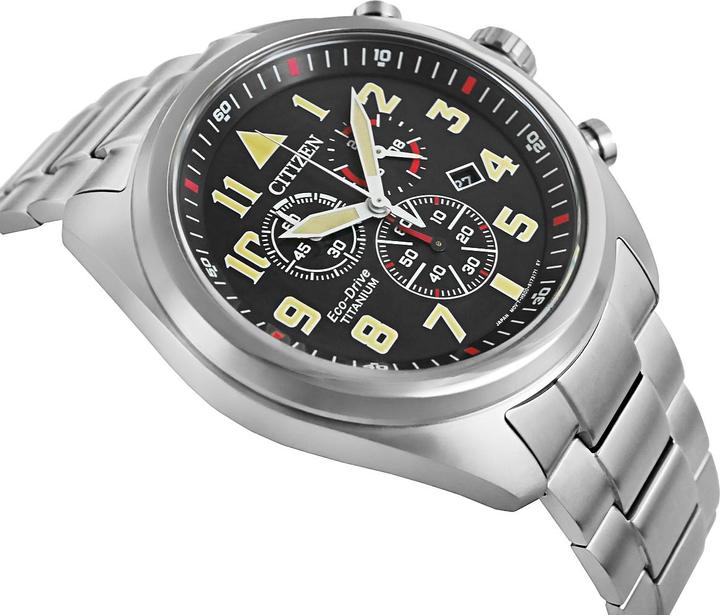 Produktbild Citizen AT2480-81E Eco-Drive Super-Titanium Chronograph 43mm (Chronograph, 43 mm)