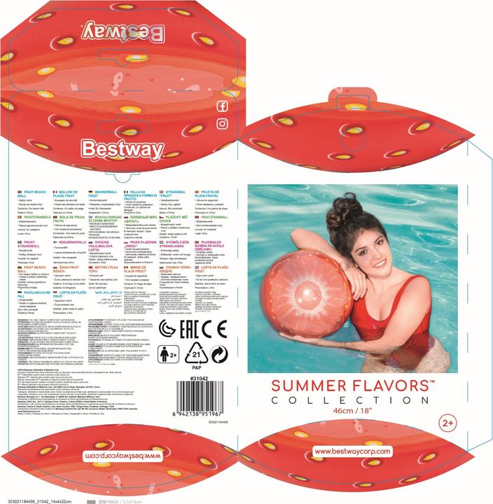 Produktbild Bestway Fruit Beach Balls (assortiert) (1 Teile)