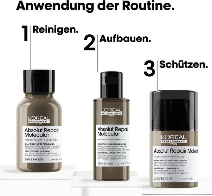 Produktbild L'Oréal Professionnel Absolut Repair Molecular Trio Discovery Kit (Haarpflege set)