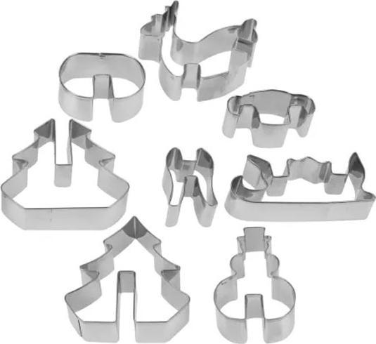 Produktbild La Cucina Protrusionsset 3D Weihnachtsplätzchen, 8dlg.