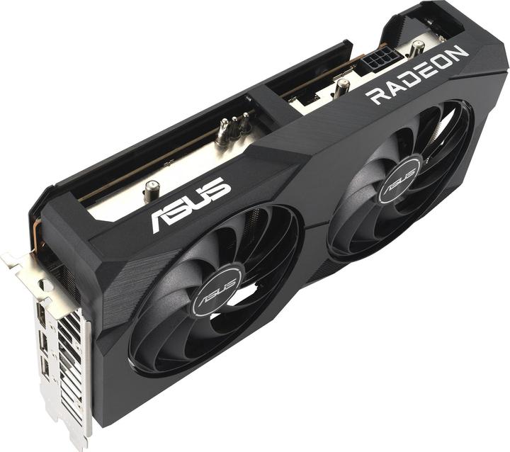 Actual product image ASUS DUAL-RX6600-8G-V2,HDMI,DP,Active (8 GB)