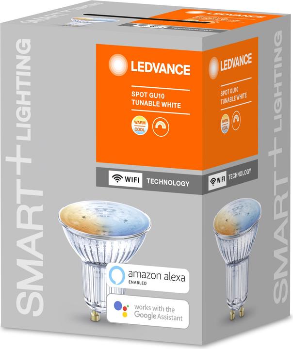 Image du produit Ledvance Smart+ Wifi Spot (GU10, 5 W, 350 lm, 1 x, G)