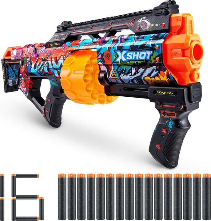 Produktbild Xshot Wyrzutnia SKINS-LAST STAND (16 Strzałek)