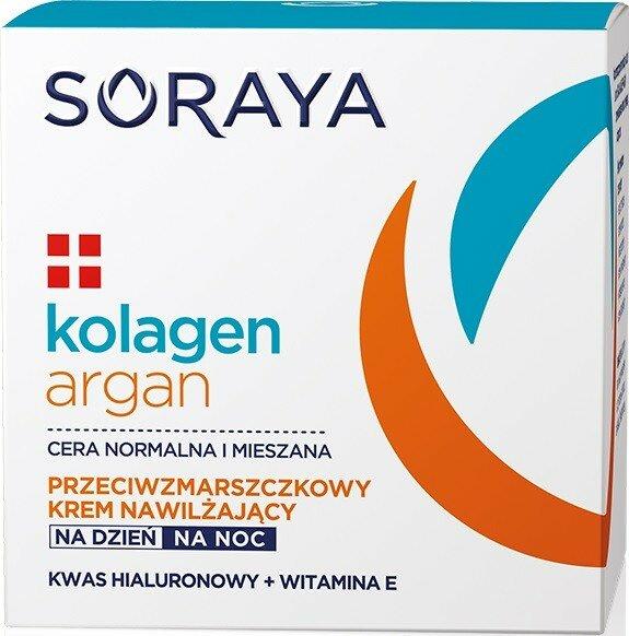Image du produit Soraya Crème Hydratante Anti-Rides Jour et Nuit Collagène & Argan 50Ml (Crème pour le corps, 50 ml)