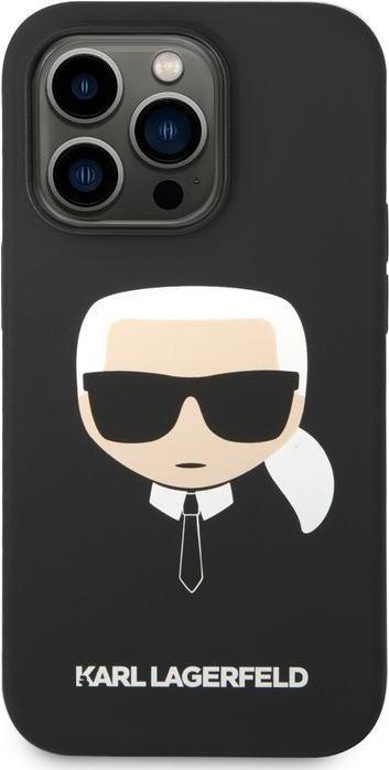 Produktbild Karl Lagerfeld iPhone 14 Pro MagSafe Compatible Case Liquid Silicone Karl Head (Apple iPhone 14 Pro)