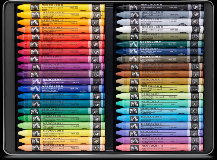 Produktbild Caran d'Ache Neocolor II Aquarelle Metallschachtel (Mehrfarbig, 40 x)