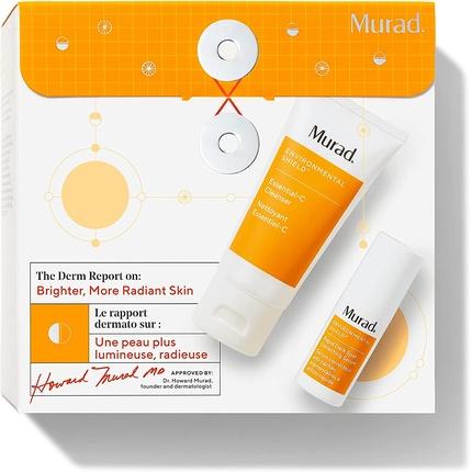 Murad Der Derm Report über das Brighter More Radiant Skin Skincare Set - im Wert von £36 (Haarpflege set)