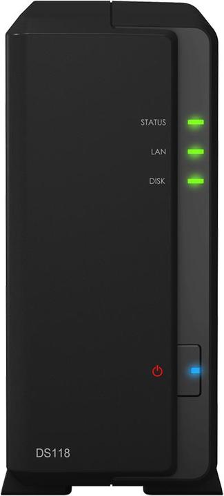 Actual product image Synology Ds118 (1 x 3 TB, WD Red Plus)