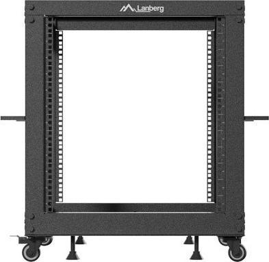 Productafbeelding Lanberg OPEN RACK 19 12U 600X600-1100 REGULOWANY CZARNY (19 inch rek)