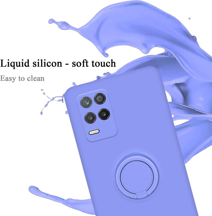 Actual product image Cadorabo TPU Liquid Ring Silicone Case Cover for Realme 8 5G / V13 / Q3 / Q3i / Narzo 30 5G (Realme V13, Realme Narzo 30 5G, Realme Q3i 5G)