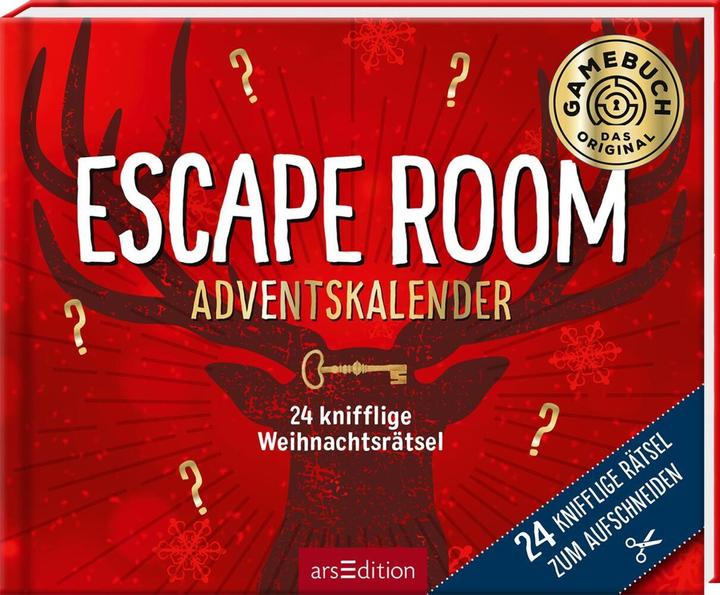 Produktbild Escape Room. 24 knifflige Weihnachtsrätsel