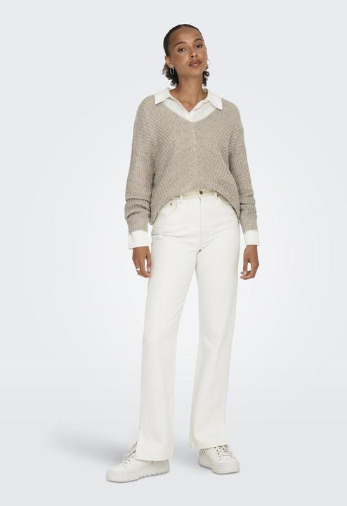 Actual product image JdY V-neck knit sweater (S)
