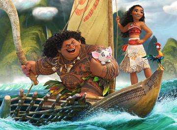 Actual product image Ravensburger Vaiana and Maui (100 pieces)