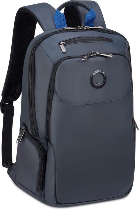 Actual product image Delsey Parvis Plus Laptop Backpack - Water Resistant - 2 Compartments - 13.3 inch - Grey (15 l)