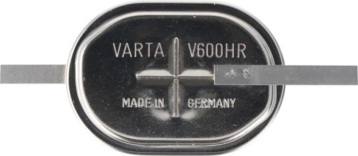 Actual product image Varta Batterie V600HR aufladbare NiMH Knopfzelle mit Lötfahne Z (1 pcs., 600 mAh, Battery + charger)