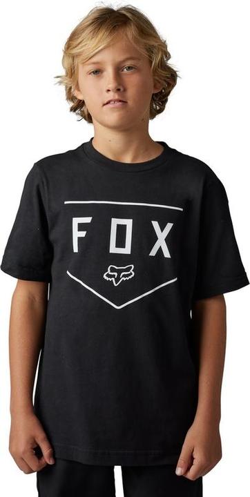 Fox Tee 23 Yth Shield Ss Blk Ys (S)