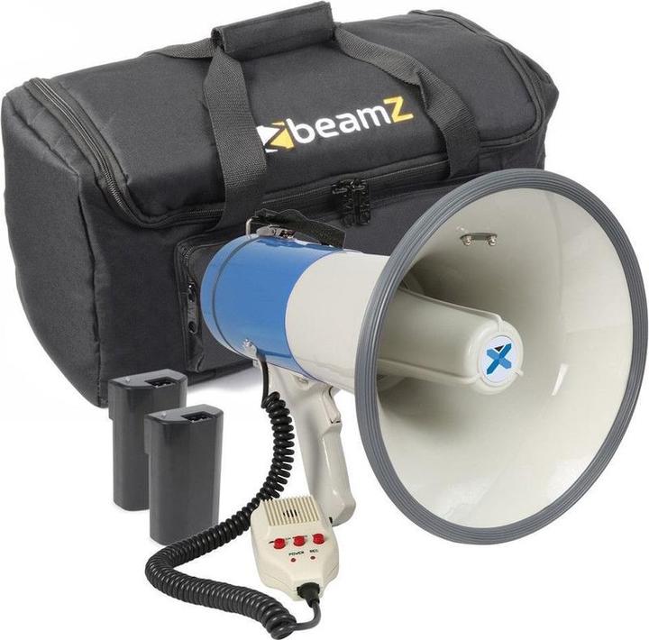 Vonyx Meg065 Mégaphone 65W avec deux piles et un sac solide (Porte-voix)