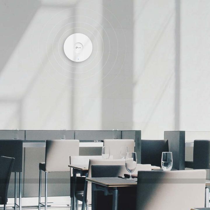 Actual product image TP-Link Omada EAP610 V2 - Access point - Wi-Fi 6 - 2.4 GHz, 5 GHz - cloud-managed - wall / ceiling (1201 Mbit/s)