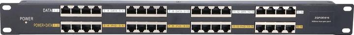 Actual product image Extralink EX.1995 PoE Adapter Fast Ethernet (802.3af (PoE), 802.3at (PoE+), 48 W)
