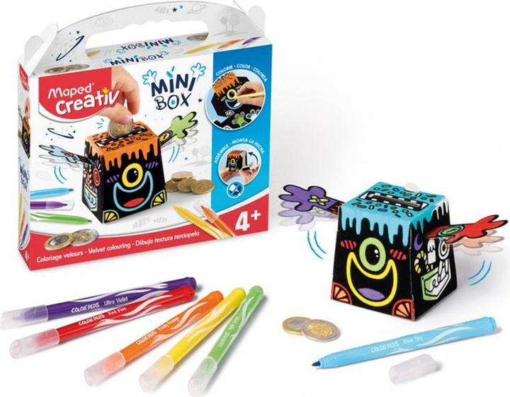 Maped Mini Box Spaarpot 7-delige Knutselset (3 x 20 x 20 cm)