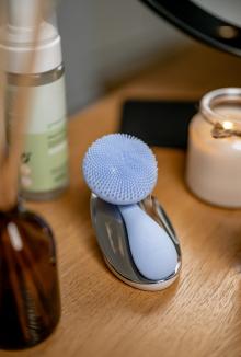 Immagine prodotto Humanas Magna Wave Schallzahnbürste mit Magnetfeldtherapie-Funktion – Blau (Spazzolino sonico)