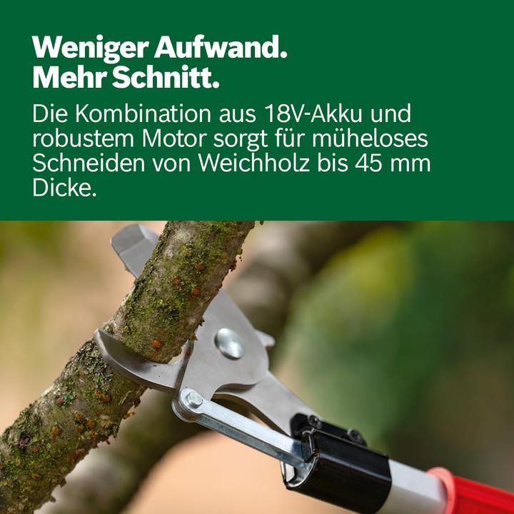 Productafbeelding Bosch Home & Garden Geavanceerde Schaar 18 Set (Draadloze heggenschaar)