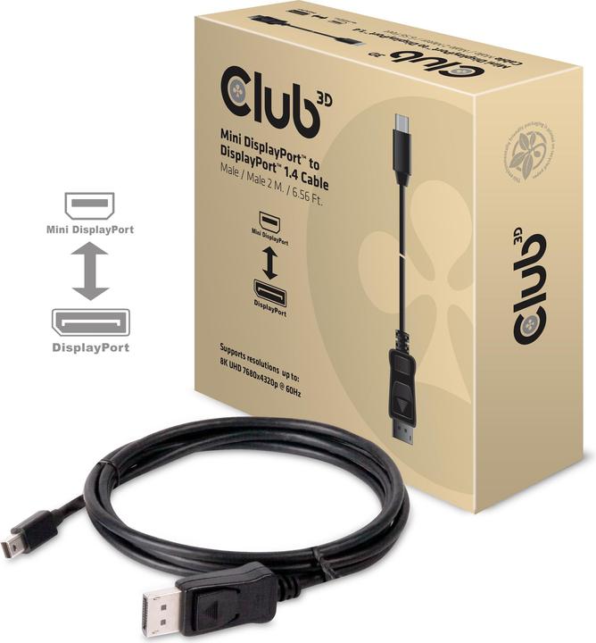 Produktbild Club 3D Mini DisplayPort — DisplayPort (2 m, DisplayPort)