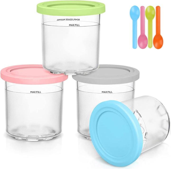 Immagine prodotto Auvrgmin 4er-Set Eisbehälter für Speiseeis