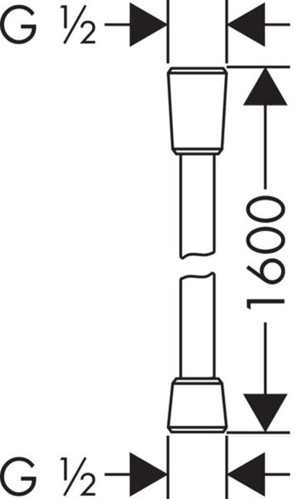 Produktbild Axor Brauseschlauch 1,60 m (160 cm)